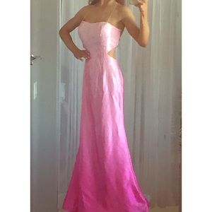 Pink Faded Beaded Gown